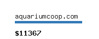 aquariumcoop.com Website value calculator