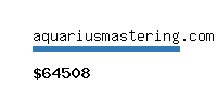 aquariusmastering.com Website value calculator