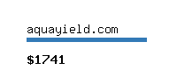 aquayield.com Website value calculator