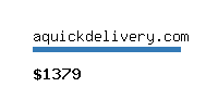 aquickdelivery.com Website value calculator