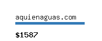 aquienaguas.com Website value calculator