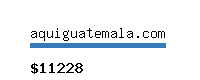 aquiguatemala.com Website value calculator