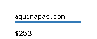 aquimapas.com Website value calculator