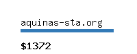 aquinas-sta.org Website value calculator