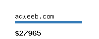 aqweeb.com Website value calculator