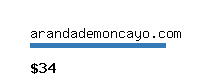 arandademoncayo.com Website value calculator