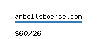 arbeitsboerse.com Website value calculator