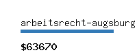 arbeitsrecht-augsburg.org Website value calculator