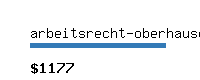 arbeitsrecht-oberhausen.net Website value calculator