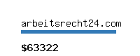 arbeitsrecht24.com Website value calculator