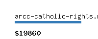 arcc-catholic-rights.net Website value calculator