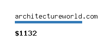 architectureworld.com Website value calculator