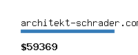 architekt-schrader.com Website value calculator