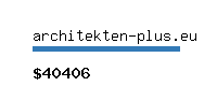 architekten-plus.eu Website value calculator