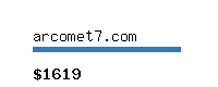 arcomet7.com Website value calculator