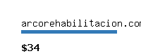 arcorehabilitacion.com Website value calculator