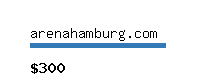 arenahamburg.com Website value calculator