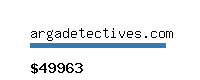 argadetectives.com Website value calculator