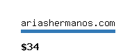 ariashermanos.com Website value calculator