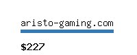 aristo-gaming.com Website value calculator