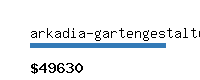 arkadia-gartengestaltung.com Website value calculator