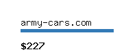 army-cars.com Website value calculator