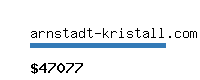 arnstadt-kristall.com Website value calculator