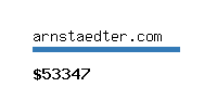 arnstaedter.com Website value calculator