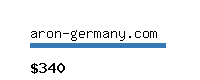 aron-germany.com Website value calculator