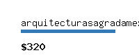 arquitecturasagradamexico.com Website value calculator