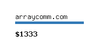 arraycomm.com Website value calculator