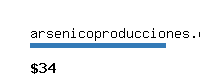 arsenicoproducciones.com Website value calculator