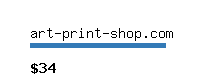 art-print-shop.com Website value calculator