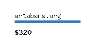 artabana.org Website value calculator