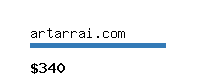 artarrai.com Website value calculator