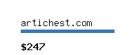 artichest.com Website value calculator