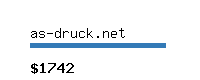 as-druck.net Website value calculator