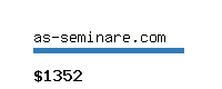 as-seminare.com Website value calculator