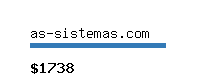 as-sistemas.com Website value calculator