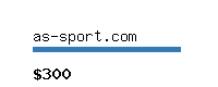 as-sport.com Website value calculator