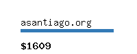 asantiago.org Website value calculator
