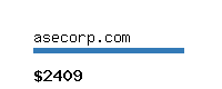 asecorp.com Website value calculator