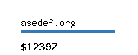 asedef.org Website value calculator