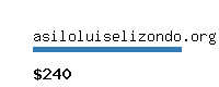 asiloluiselizondo.org Website value calculator