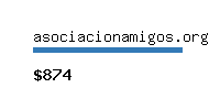 asociacionamigos.org Website value calculator