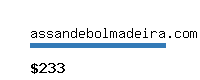 assandebolmadeira.com Website value calculator