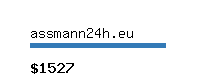 assmann24h.eu Website value calculator