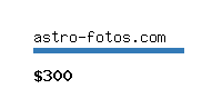 astro-fotos.com Website value calculator