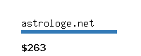 astrologe.net Website value calculator