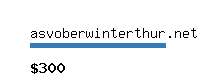 asvoberwinterthur.net Website value calculator